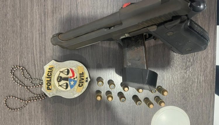 POLÍCIA CIVIL APREENDE MAIS UMA ARMA DE FOGO EM MÃOS DE CRIMINOSOS EM SÃO JOSÉ DE RIBAMAR