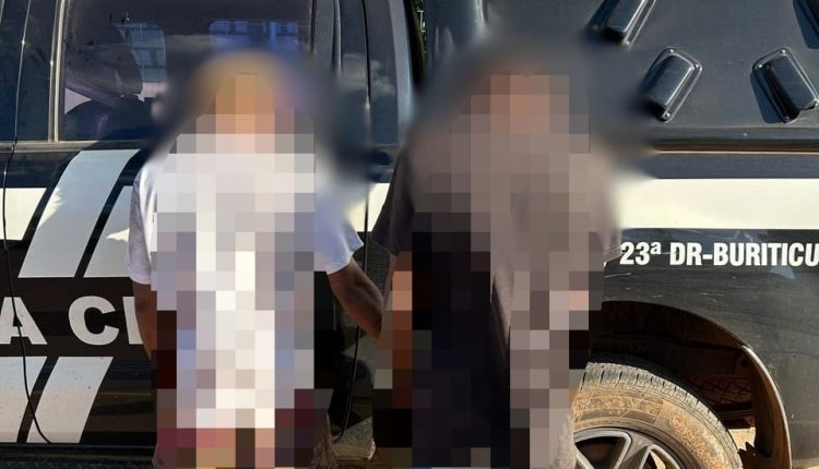 POLÍCIA CIVIL PRENDE DOIS HOMENS POR FURTAREM ESTABELECIMENTO COMERCIAL EM BURITICUPU