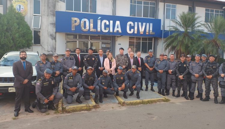 DELEGADO-GERAL DA PC-MA RECEBE VISITA INSTITUCIONAL DO COMANDANTE-GERAL DA PM-MA