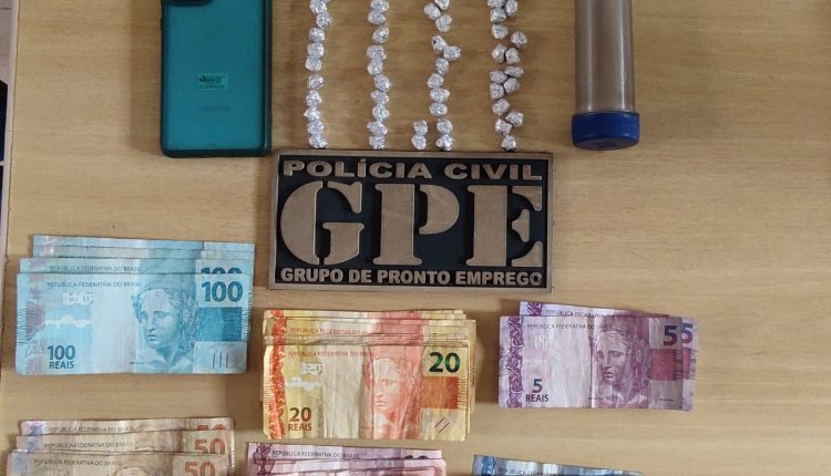 EM CODÓ, POLÍCIA CIVIL PRENDE HOMEM POR TRÁFICO DE DROGAS