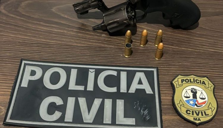 EM VITÓRIA DO MEARIM, AÇÔES DA POLÍCIA CIVIL RESULTAM NAS PRISÔES DE DOIS HOMENS POR PORTE ILEGAL DE ARMA DE FOGO E RECEPTAÇÃO