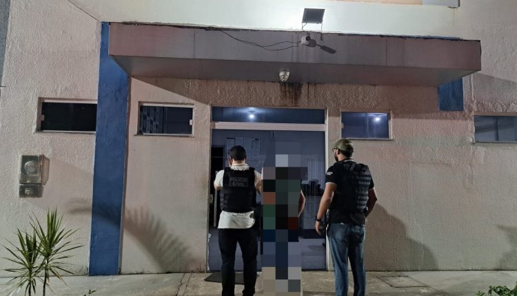 POLÍCIA CIVIL PRENDE SUSPEITO DE HOMICÍDIO OCORRIDO EM PRAÇA DE VITÓRIA DO MEARIM