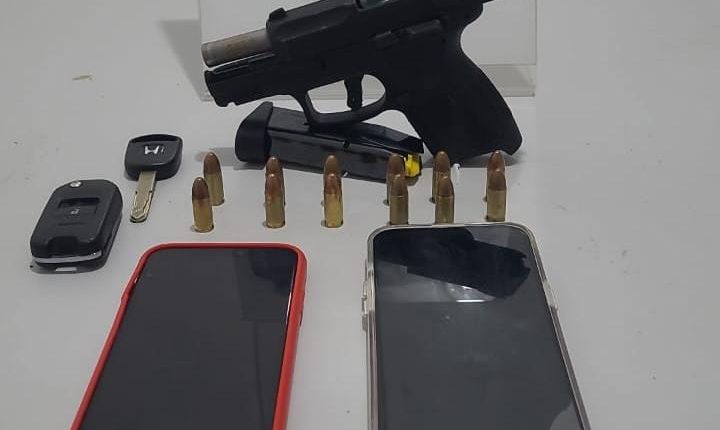 HOMEM É PRESO PORTANDO ARMA DE FOGO NO BAIRRO DO SÃO FRANCISCO
