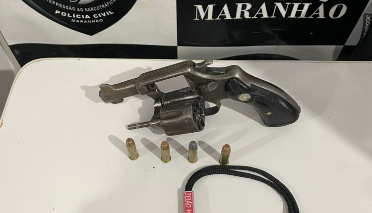 POLÍCIA CIVIL PRENDE DUAS PESSOAS POR PORTE ILEGAL DE ARMA DE FOGO, EM TIMON