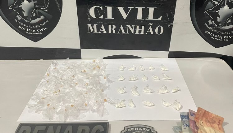 POLÍCIA CIVIL DEFLAGRA OPERAÇÃO DE REPRESSÃO AO TRÁFICO DE DROGAS E PRENDE HOMEM, EM TIMON