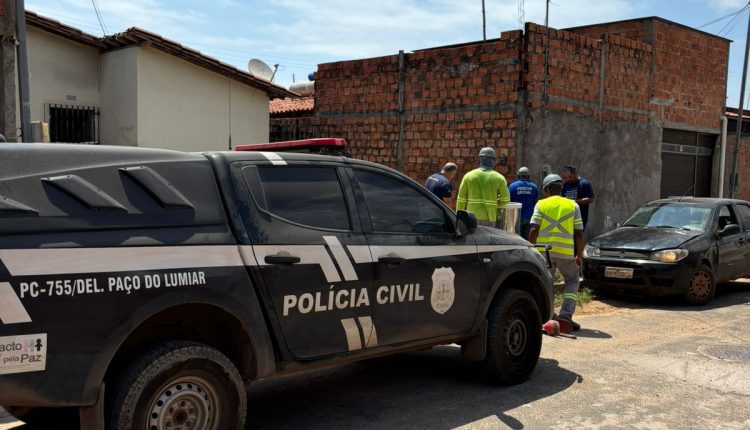 POLÍCIA CIVIL REALIZA AÇÃO DE COMBATE A FURTO DE ÁGUA EM PAÇO DO LUMIAR