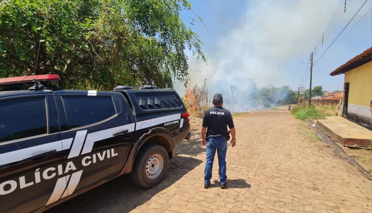EM PASTOS BONS, POLÍCIA CIVIL PRENDE HOMEM PRATICANDO INCÊNDIO EM ÁREA DE PRESERVAÇÃO AMBIENTAL