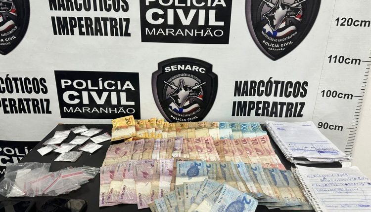 JOVEM DE 21 ANOS É PRESO PELA POLÍCIA CIVIL POR TRÁFICO DE DROGAS EM IMPERATRIZ