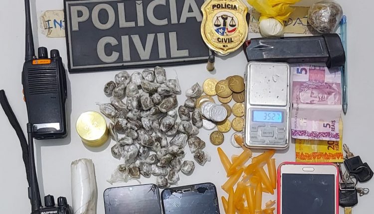 POR TRÁFICO DE DROGAS, HOMEM É PRESO PELA POLÍCIA CIVIL EM CURURUPU