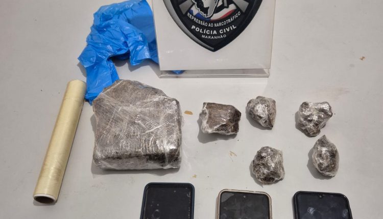 POLÍCIA CIVIL PRENDE HOMEM POR TRÁFICO DE DROGAS EM SÃO LUÍS
