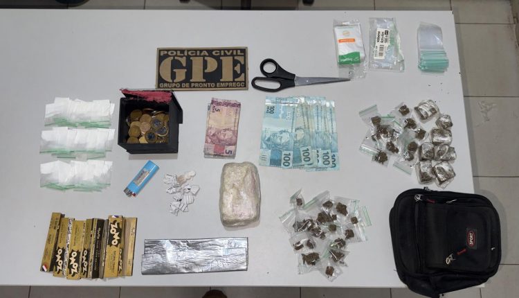 POLÍCIA CIVIL FECHA PONTO DE VENDAS DE DROGAS EM PERITORÓ