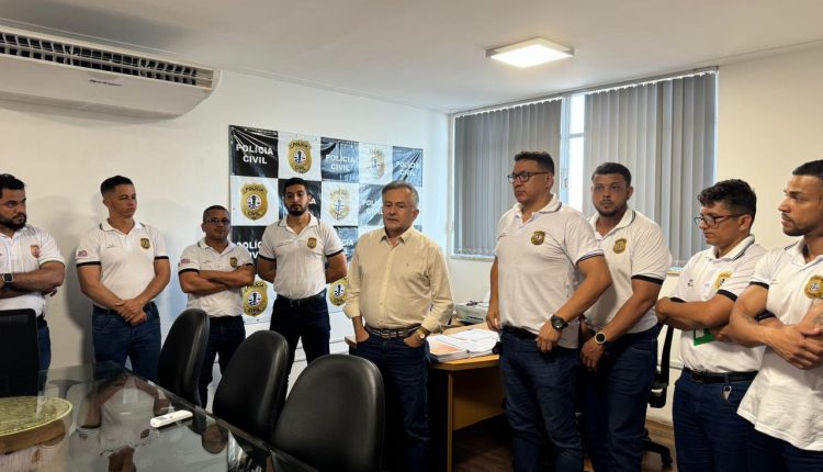 ALUNOS DO CURSO DE FORMAÇÃO DA POLÍCIA CIVIL DO MARANHÃO VISITAM SEDE ADMINISTRATIVA DA PC-MA