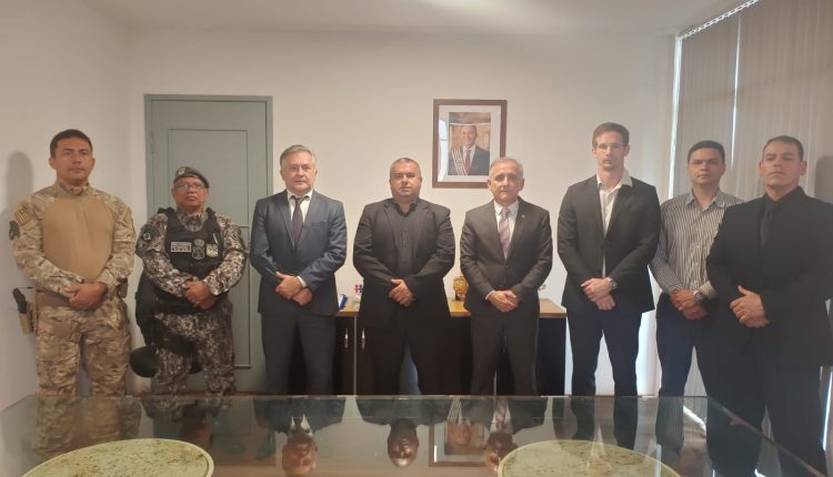 DELEGACIA-GERAL RECEBE VISITA TÉCNICA DE INTEGRANTES DA COMPANHIA DE OPERAÇÕES AMBIENTAIS(COA)