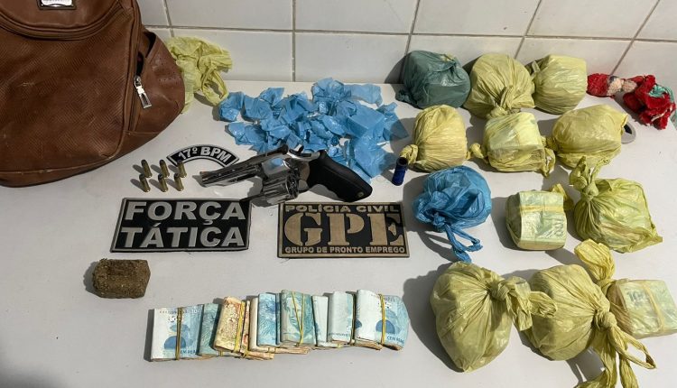 EM CODÓ, HOMEM É PRESO POR FORÇAS DE SEGURANÇA PORTANDO DROGAS, ARMA DE FOGO E MAIS DE 100 MIL REAIS