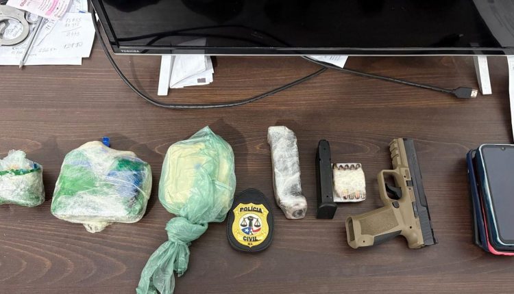 OPERAÇÃO DA POLÍCIA CIVIL PRENDE DUAS PESSOAS POR TRÁFICO DE DROGAS EM SÃO BERNARDO DO MA; UMA ARMA DE FOGO FOI APREENDIDA