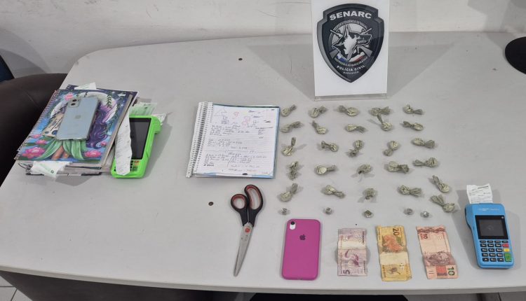 POR TRÁFICO DE DROGAS, HOMEM É PRESO PELA POLÍCIA CIVIL NO BAIRRO DA LIBERDADE