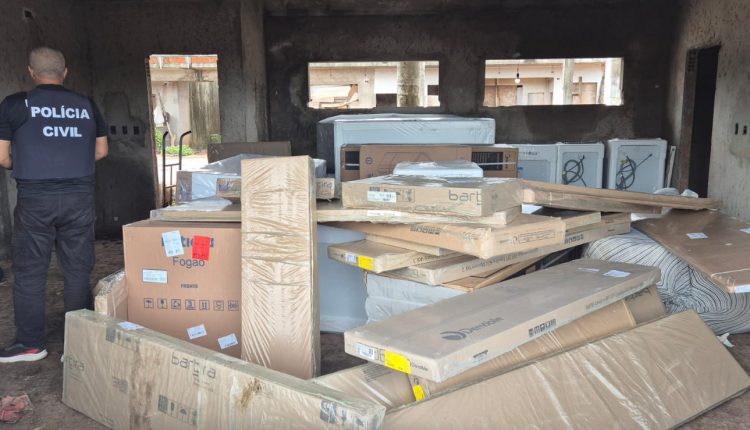 POLÍCIA CIVIL DO MARANHÃO RECUPERA CARGA DE MÓVEIS E ELETRODOMÉSTICOS ROUBADA NA ZONA RURAL DE SÃO LUÍS