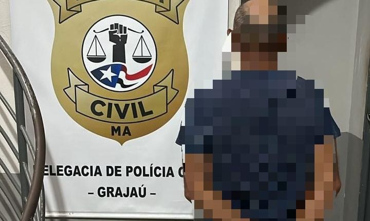 HOMEM É PRESO EM FLAGRANTE APÓS AGREDIR A EX-COMPANHEIRA COM FACÃO, EM GRAJAÚ