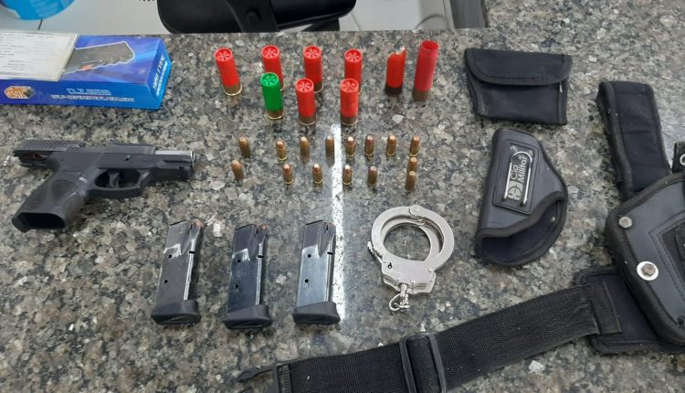 EM TIMON , POLÍCIA CIVIL PRENDE EMPRESÁRIO POR AMEAÇA E PORTE ILEGAL DE ARMA DE FOGO