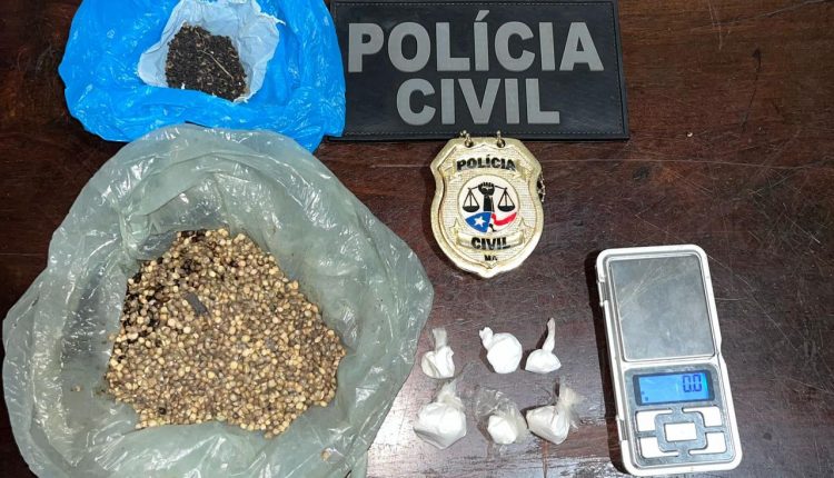 POLÍCIA CIVIL DO MARANHÃO PRENDE IDOSA SUSPEITA POR TRÁFICO DE DROGAS EM GRAJAÚ