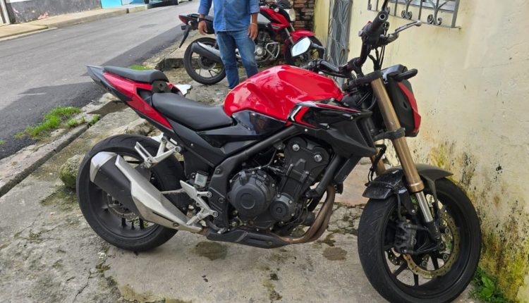 POLÍCIA CIVIL RECUPERA MOTOCICLETA AVALIADA EM R$ 38 MIL, EM SÃO LUÍS