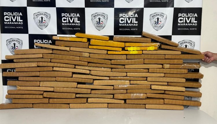 POLÍCIA CIVIL DO MARANHÃO APREENDE 75 TABLETES DE MACONHA EM SÃO LUÍS
