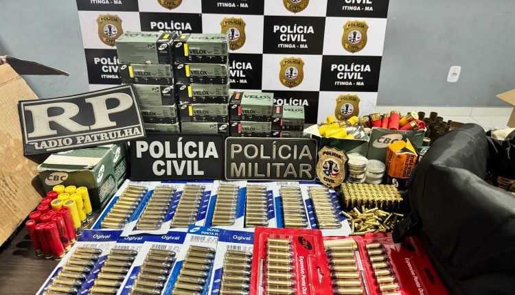 OPERAÇÃO POLICIAL FECHA COMÉRCIO ILEGAL DE MUNIÇÕES EM ITINGA DO MARANHÃO