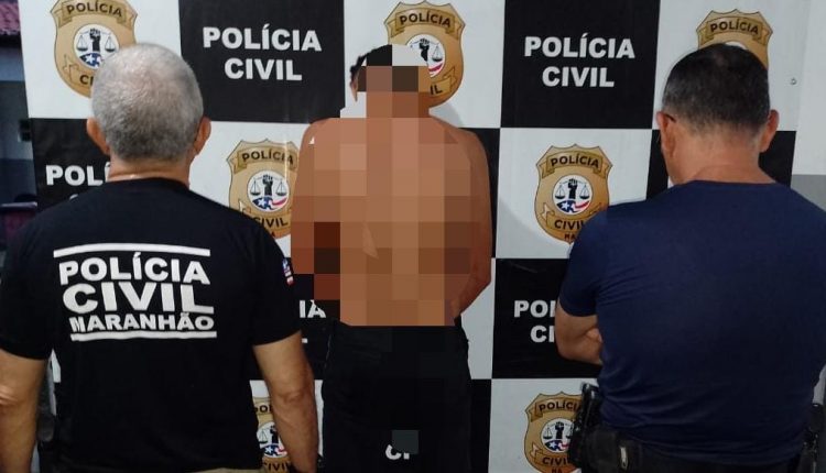 POLÍCIA CIVIL PRENDE ACUSADO DE VIOLÊNCIA DOMÉSTICA EM SÃO JOSÉ DE RIBAMAR