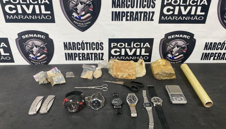 EM IMPERATRIZ, POLÍCIA CIVIL DO MARANHÃO PRENDE HOMEM POR CÁRCERE PRIVADO E TRÁFICO DE DROGAS