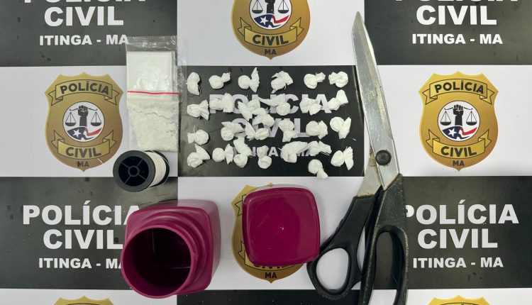 EM ITINGA DO MARANHÃO, MULHER É PRESA EM FLAGRANTE POR TRÁFICO DE DROGAS