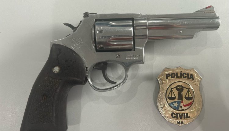 POLÍCIA CIVIL APREENDE ARMA DE FOGO USADA EM CRIMES DE ROUBO E HOMICÍDIO EM CAXIAS