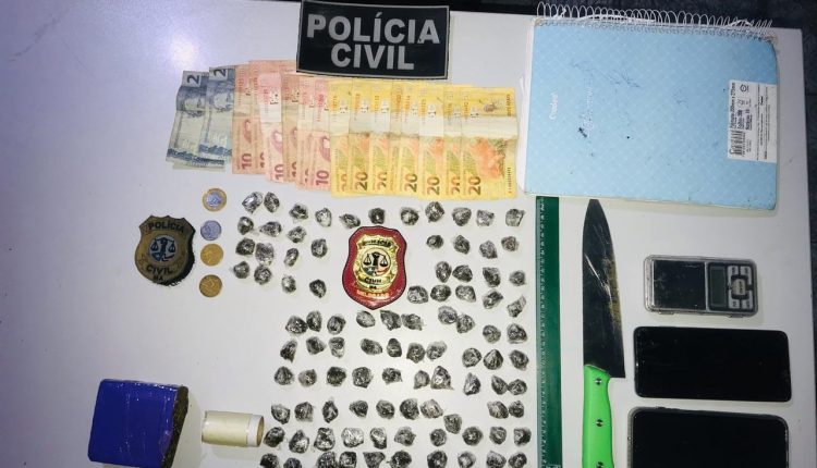 POLÍCIA CIVIL DO MARANHÃO PRENDE HOMEM COMERCIALIZANDO DROGAS EM CANTANHEDE