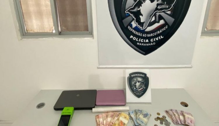 POLÍCIA CIVIL PRENDE HOMEM POR TRÁFICO DE DROGAS EM SÃO LUÍS