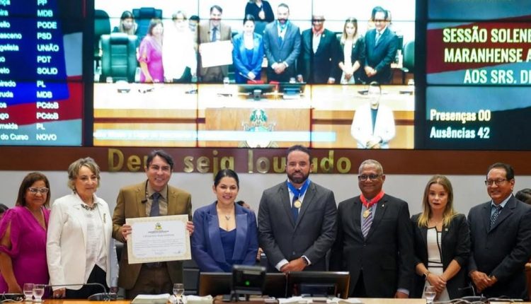 INVESTIGADOR DA POLÍCIA CIVIL DO MARANHÃO É HOMENAGEADO EM SESSÃO SOLENE NA ALEMA