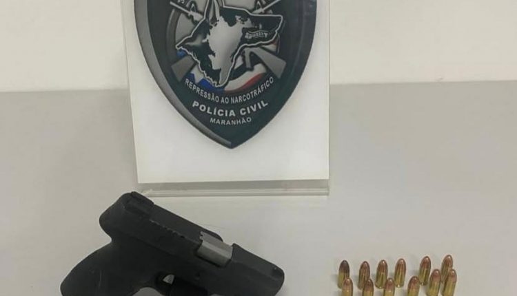 INVESTIGADO POR TRÁFICO DE DROGAS É PRESO EM FLAGRANTE POR POSSE ILEGAL DE ARMA DE FOGO NA GRANDE ILHA