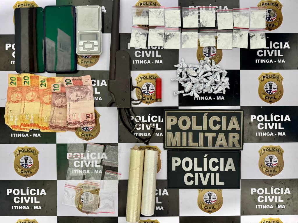 OPERAÇÃO POLICIAL PRENDE HOMEM POR TRÁFICO DE DROGAS EM ITINGA DO MARANHÃO