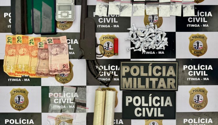OPERAÇÃO POLICIAL PRENDE HOMEM POR TRÁFICO DE DROGAS EM ITINGA DO MARANHÃO