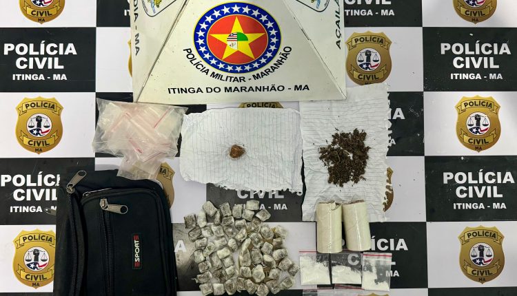 POLÍCIA CIVIL DESMONTA “BOCA DE FUMO” EM ITINGA DO MARANHÃO