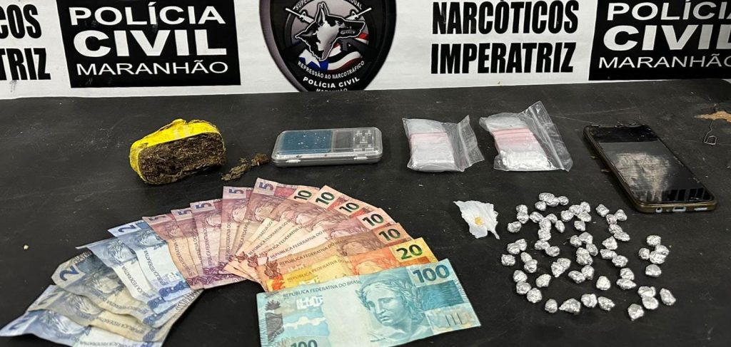 POLÍCIA CIVIL DO MARANHÃO PRENDE HOMEM POR TRÁFICO DE DROGAS EM IMPERATRIZ