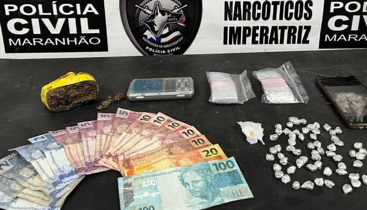 POLÍCIA CIVIL DO MARANHÃO PRENDE HOMEM POR TRÁFICO DE DROGAS EM IMPERATRIZ