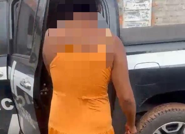 POLÍCIA CIVIL PRENDE MULHER ACUSADA DE LESÃO CORPORAL EM SANTA INÊS