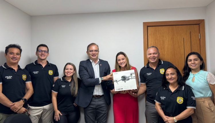 POLÍCIA CIVIL RECEBE DRONE DO MINISTÉRIO PÚBLICO PARA REFORÇAR O COMBATE AOS CRIMES AMBIENTAIS