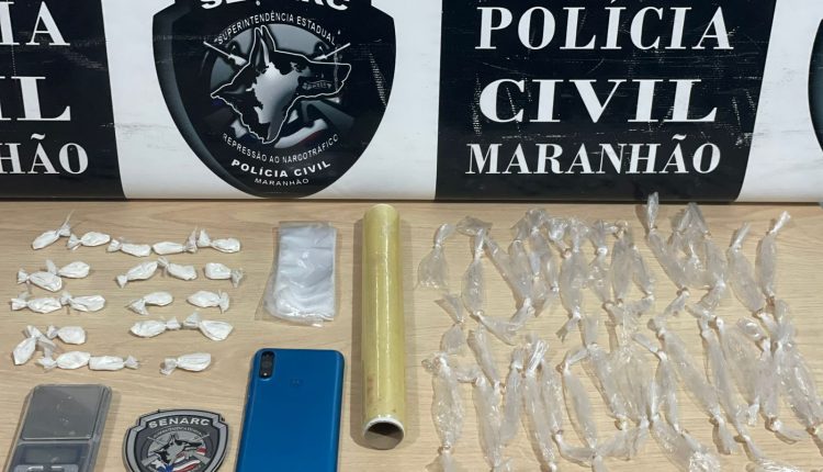 POLÍCIA CIVIL APREENDE DROGAS E PRENDE MULHER SUSPEITA DE TRÁFICO EM TIMON