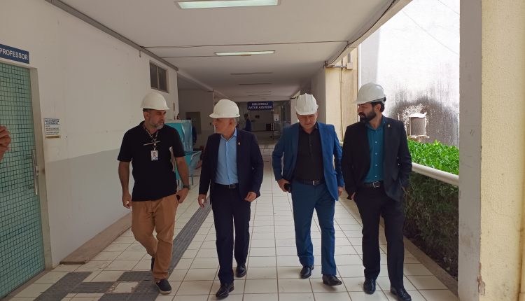 DELEGADO-GERAL REALIZA VISITA TÉCNICA ÀS FUTURAS INSTALAÇÕES DA NOVA SEDE ADMINISTRATIVA DA PC-MA