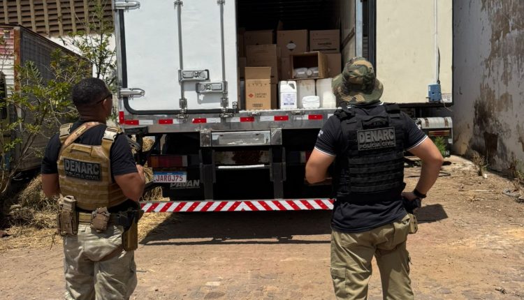 POLÍCIA CIVIL REALIZA OPERAÇÃO E RECUPERA CAMINHÃO E CARGA DE DEFENSIVOS AGRÍCOLAS