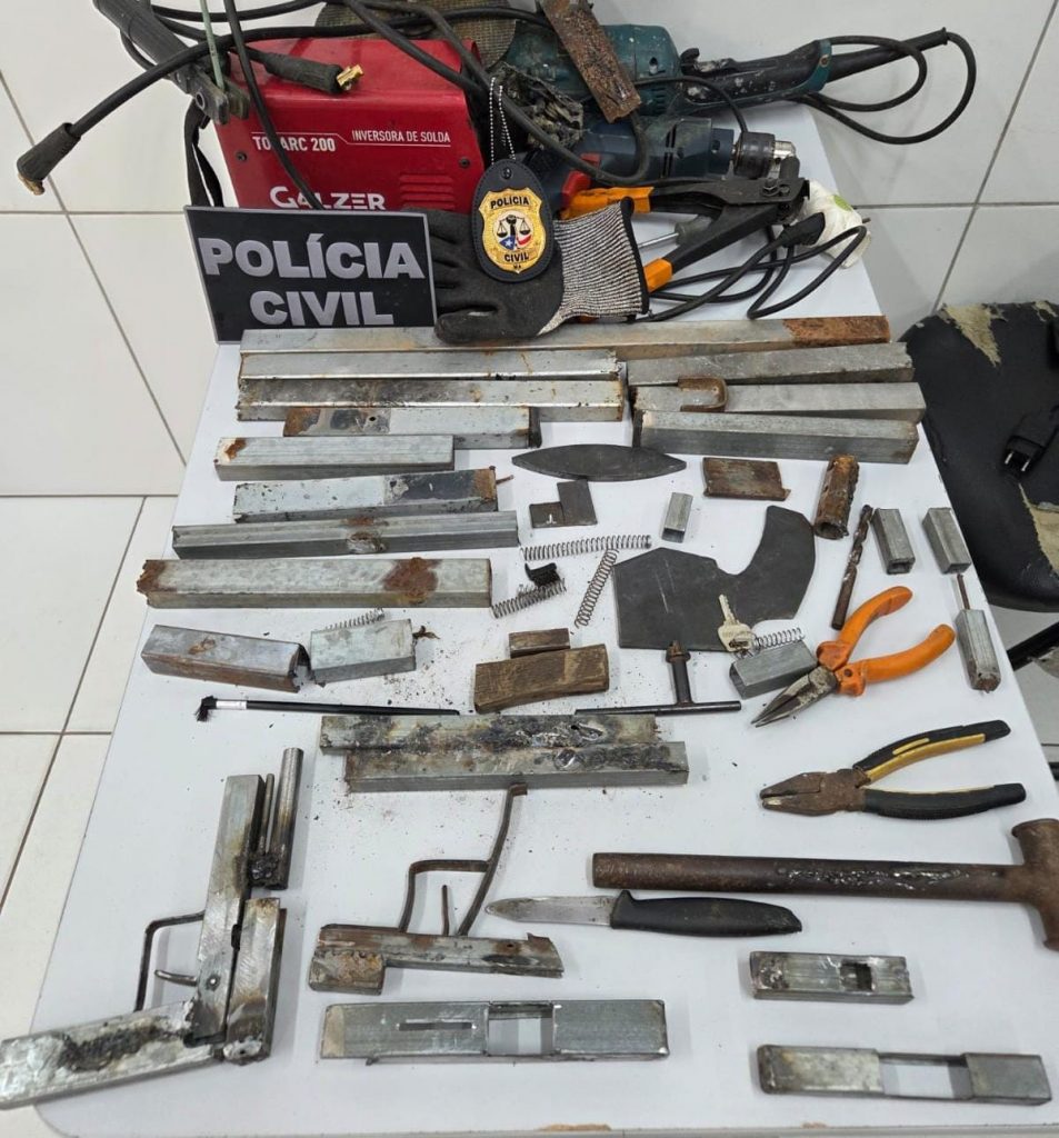 HOMEM É PRESO EM TIMON DURANTE AÇÃO DA POLÍCIA CIVIL QUE FECHOU FÁBRICA ILEGAL DE ARMAS