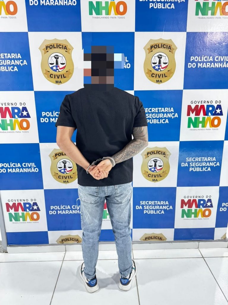 POLÍCIA CIVIL PRENDE INVESTIGADO POR VIOLÊNCIA DOMÉSTICA CONTRA INFLUENCIADORA EM PAÇO DO LUMIAR