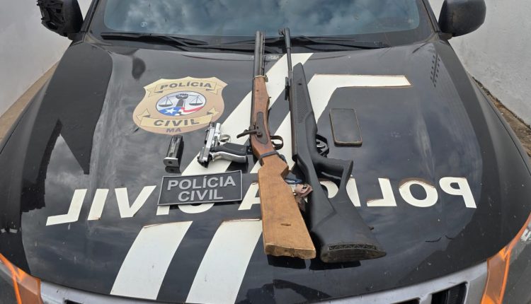 POLÍCIA CIVIL PRENDE AGRESSOR SEXUAL E APREENDE DUAS ARMAS DE FOGO EM COROATÁ