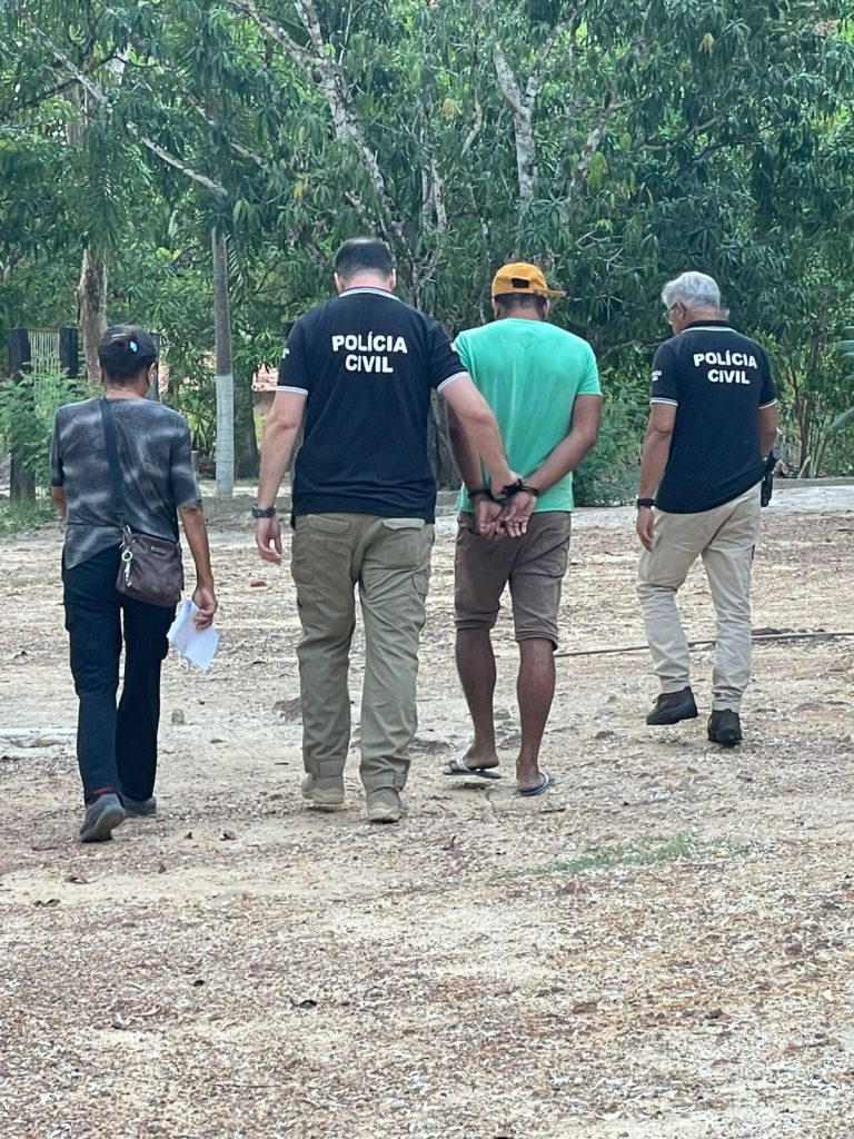 POLÍCIA CIVIL CUMPRE MANDADO DE PRISÃO CONTRA SUSPEITO DE VIOLÊNCIA DOMÉSTICA E ESTUPRO EM SANTA INÊS