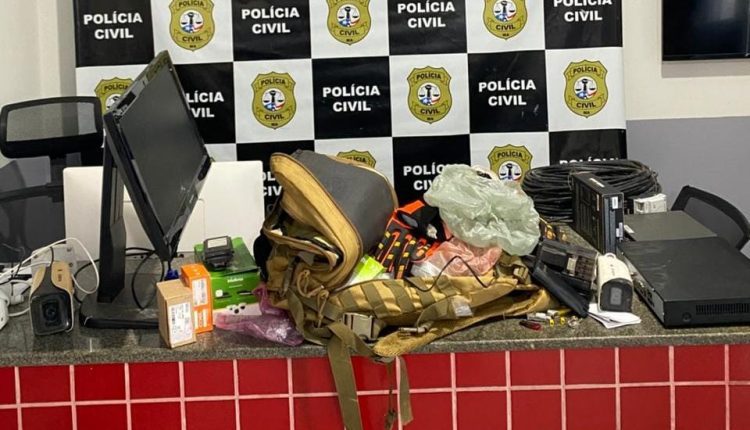 TRÊS PESSOAS SÃO PRESAS POR FURTO E RECEPTAÇÃO DE EQUIPAMENTOS DE MINERADORA EM SÃO PEDRO DA ÁGUA BRANCA